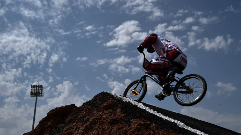 Edžus Treimanis cīnās Eiropas spēlēs 
Foto: AFP/ Scanpix