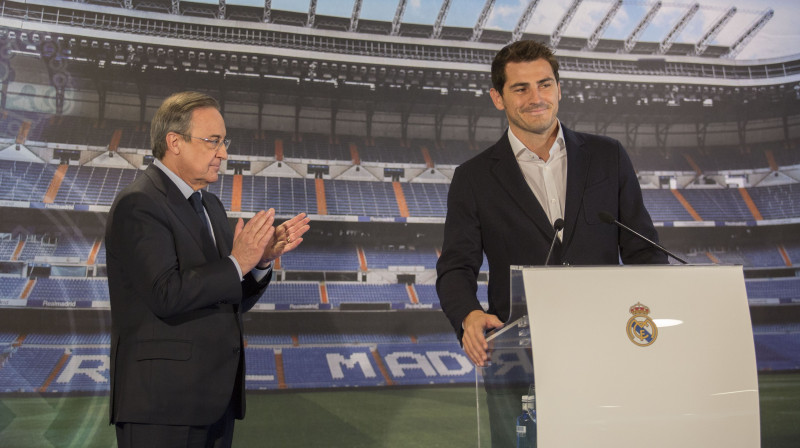 Florentino Peress un Ikers Kasiljass
Foto: SIPA/Scanpix