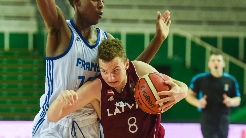 Rainers Kalniņš: 14 punktu spēlē ar Itālijas komandu.
Foto: FIBAEurope.com