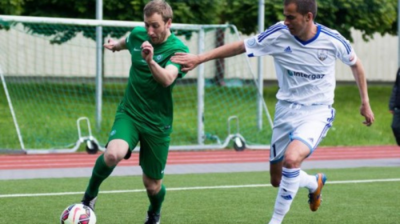 Armands Pētersons guva savus trešos vārtus sezonā
Foto: Māris Greidāns, www.futbolavirsliga.lv