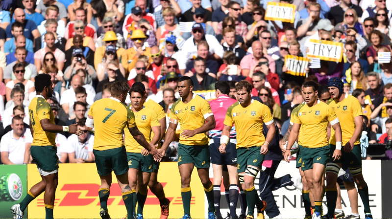 Austrālijas regbisti izcīnījuši otro uzvaru divās spēlēs 
Foto: AFP/Scanpix