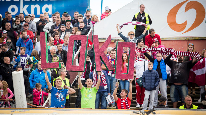 "Lokomotīves" līdzjutēji jaunās sezonas gaidās
Foto: sportowefakty.pl