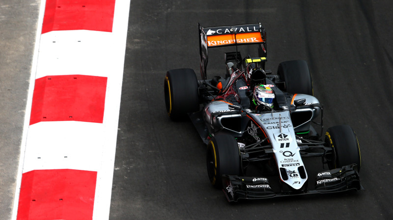 "Force India" formula Mehiko F1 trasē
Foto: GETTY IMAGES NORTH AMERICA/Scanpix