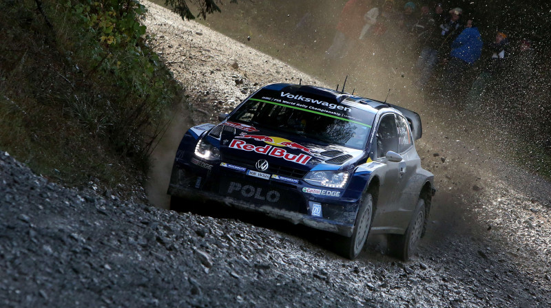 Sebastjēns Ožjē Velsas rallija "shakedown"
Foto: AFP/Scanpix