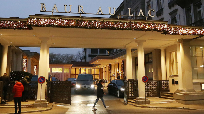 "Baur au Lac" viesnīca Cīrihē 
Foto: AFP/Scanpix