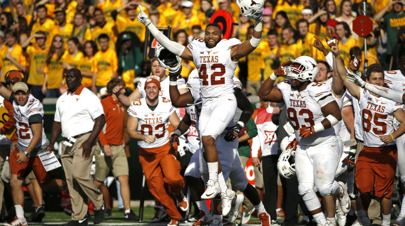 Teksasas "Longhorns" komanda
Foto: AFP/Scanpix