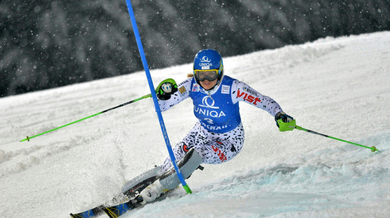 Veronika Velē-Zuzulova trasē
Foto: AFP/Scanpix