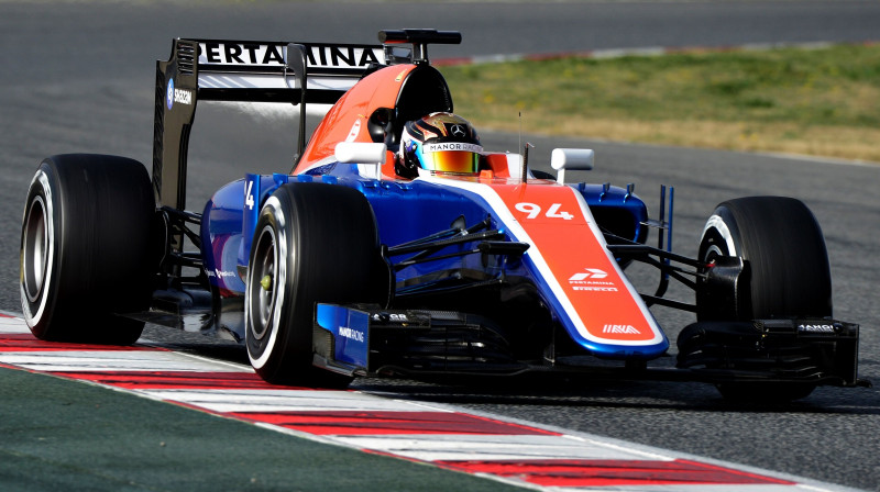 "Manor" komandas formula F1 testos Barselonā
Foto: AFP/Scanpix