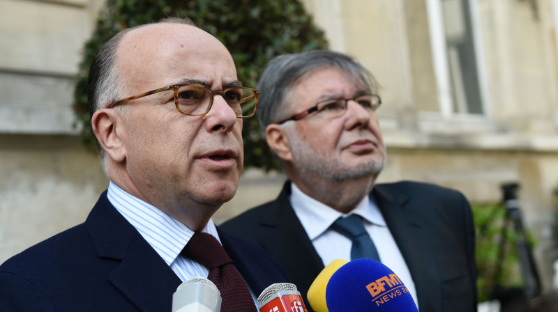 Francijas iekšlietu ministrs Bernārs Kaznēvs
Foto: AFP/Scanpix