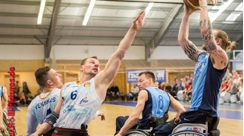 Raiminds Beginskis: Gada ratiņbasketbolists 2014. un 2015.gadā.
Foto: ratinbasketbols.lv