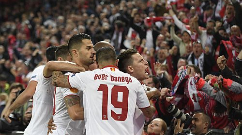 ''Sevilla'' atzīmē otro vārtu guvumu
Foto: AP/Scanpix