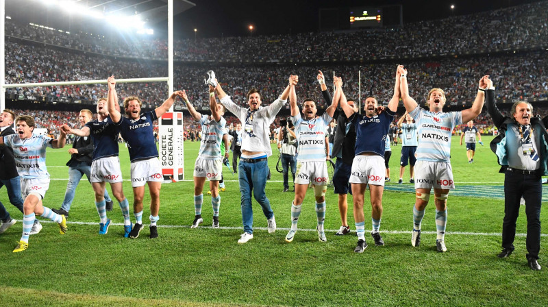 Parīzes "Racing 92" svin uzvaru Francijas Top 14 čempionātā
Foto: AFP/Scanpix