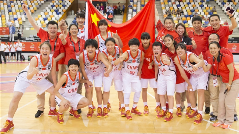 Ķīnas U17 meiteņu basketbola izlase: pasaules čempionāta pusfināliste
Foto: fiba.com