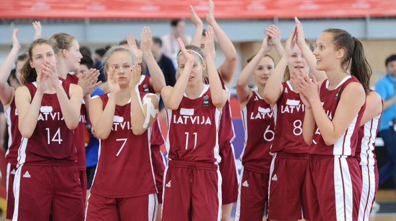 Latvijas U17 izlase - 10.vieta pasaules čempionātā.
Foto: FIBA.com