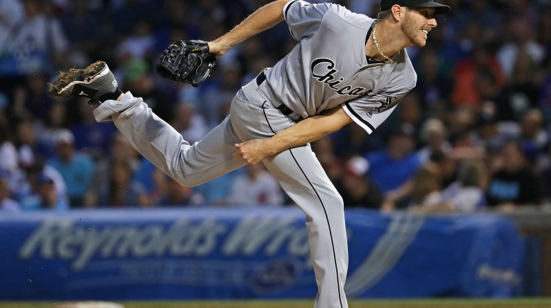 Krisa Seila atgriešanās neglāba "White Sox" no zaudējuma.
Foto: AFP/Scanpix