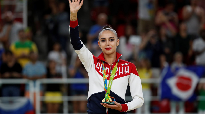 Olimpiskā čempione Margarita Mamuna 
Foto: AFP/Scanpix