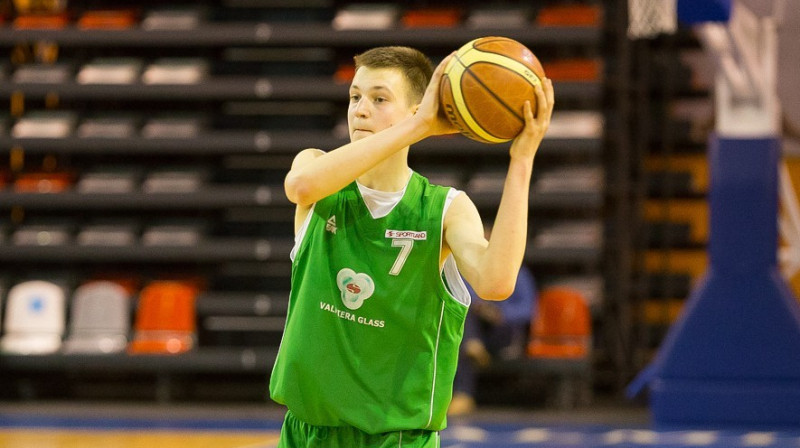 Anrijs Miška 2015. gadā LJBL U-16 grupas finālā
Foto: Edgars Vaivads / basket.lv