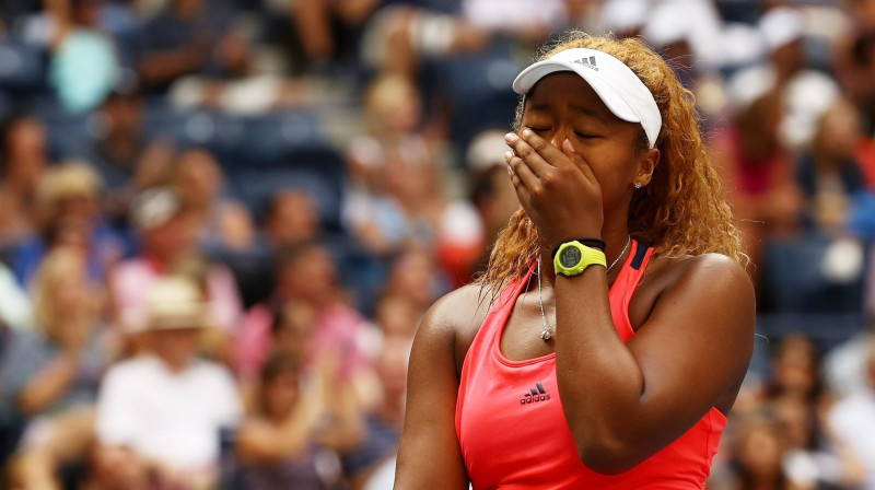 Naomi Osaka šodienas maču neizmirsīs ļoti ilgi!
Foto: AFP/Scanpix