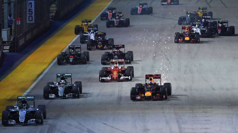 Singapūras F1 posma starts
Foto: AFP/Scanpix