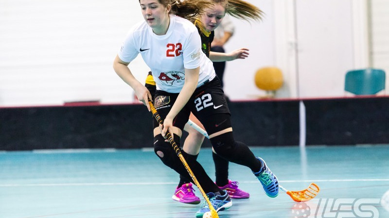 Inga Ametere
Foto: Raivo Sarelainens, floorball.lv