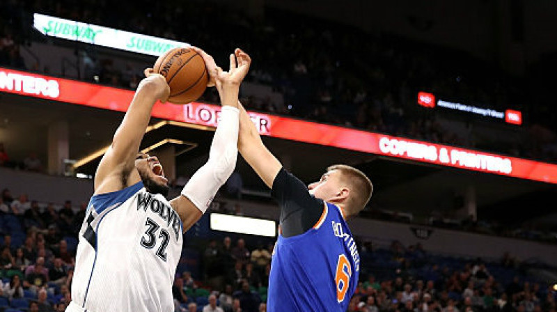 Karls Taunss un Kristaps Porziņģis
Foto: Jordan Johnson / GettyImages, timberwolves.com