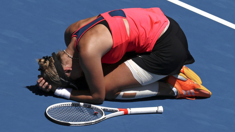 Mirjana Lučiča-Baroni tā reaģēja uz "Australian Open" pusfināla sasniegšanu
Foto: AP/Scanpix