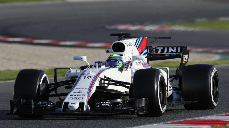 2017. gada "Williams-Mercedes" formula
Foto: SIPA/Scanpix