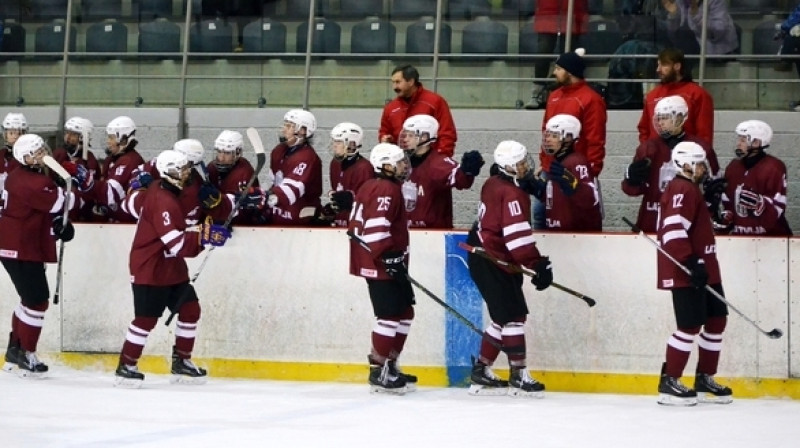 Latvijas U-18 hokeja izlase
Foto: Jekaterina Urošļeva