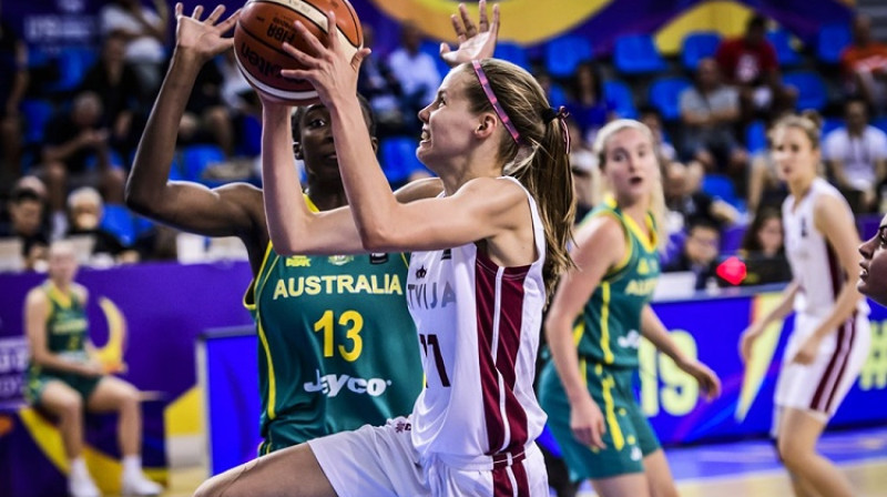 Māra Mote: 16 punkti pret Austrāliju
Foto: FIBA