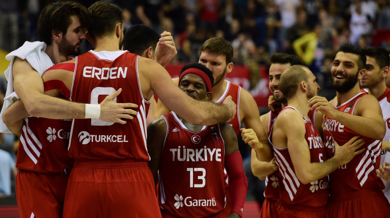 Turcijas basketbola izlase
Foto: AFP/Scanpix