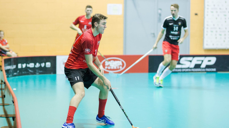 Valmierietis Arnijs Kuratņiks
FotoL Raivo Sarelainens, floorball.lv