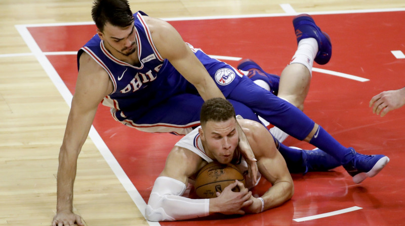 Dario Šaričs un Bleiks Grifins 
Foto: AP / Scanpix