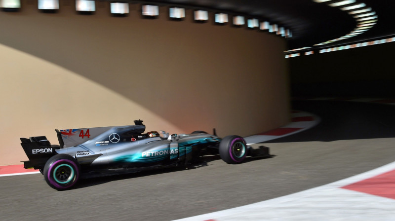 Lūiss Hamiltons Jasmarinas trases tunelī
Foto: AFP/Scanpix