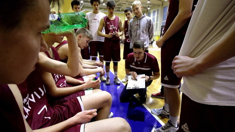 Mārtiņš Gulbis un Latvijas U16 izlase: 3-0 Baltijas jūras kausā
Foto: Siim Semiskar, bsbc.ee