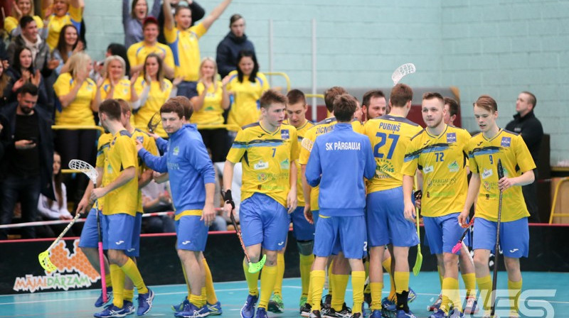 Stalbes "Pārgauja" izslēgšanas turnīros turpina spēlēt maksimālo spēļu skaitu
Foto: Floorball.lv