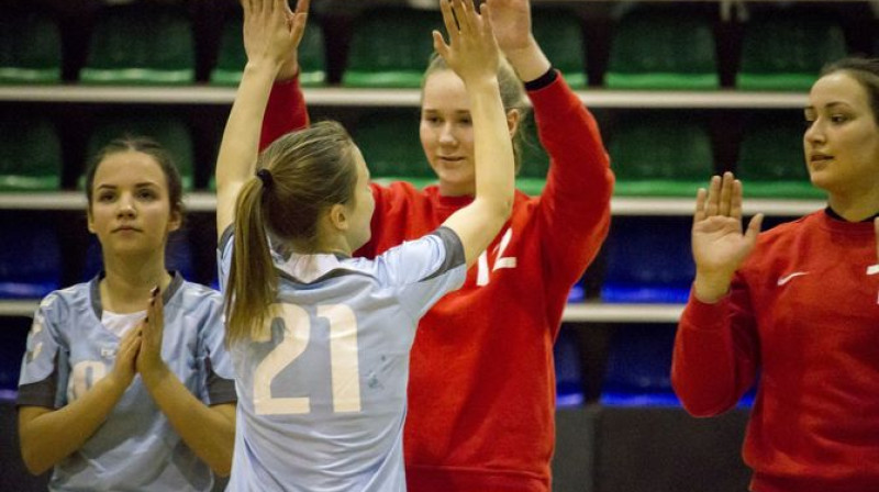 "Jēkabpils sporta skolas" handbolistes
Foto: Elvijs Ozoliņš