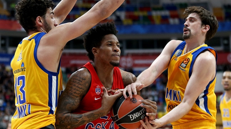 Maskavas CSKA pret Maskavas apgabala "Khimki"
Foto: ULEB Euroleague