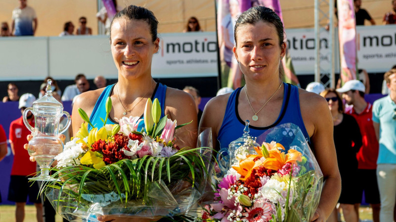 Tatjana Marija un Anastasija Sevastova
Foto: EPA/Scanpix