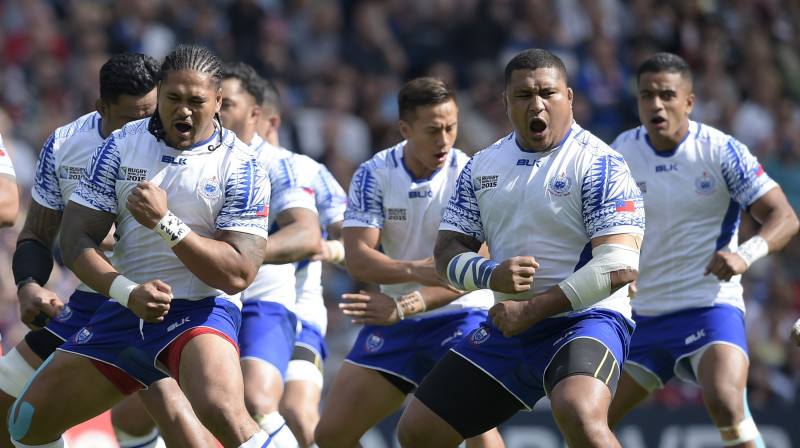 Samoa izlase 2015. gada Pasaules kausā
Foto: AFP/Scanpix