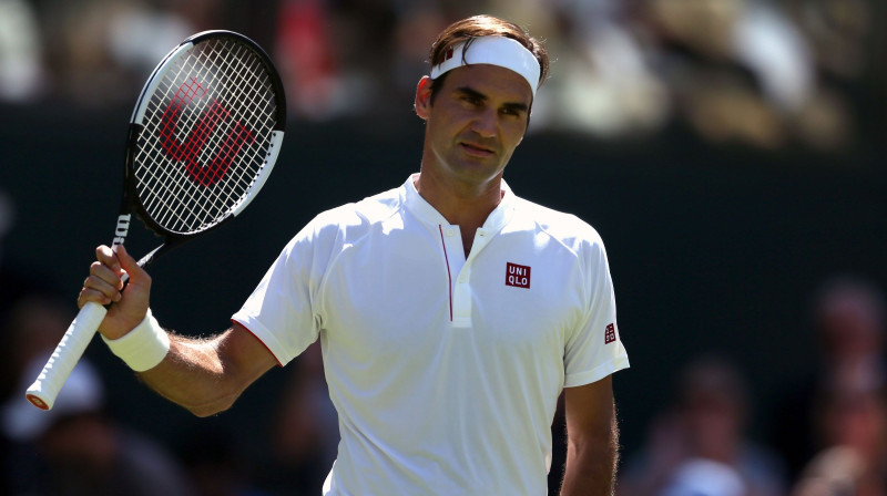 Rodžers Federers nepierastā izskatā
Foto: PA Wire/Scanpix