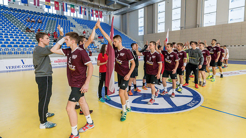 Latvijas U-20 izlases handbolisti
Foto: Rukometni savez Crne Gore