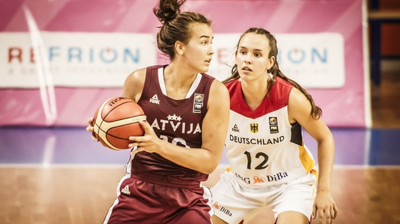 Aleksa Gulbe: Eiropas U18 čempionāta simboliskā piecinieka dalībniece
Foto: FIBA