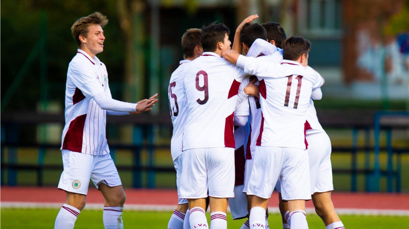 Latvijas U17 futbola izlase
Foto: LFF