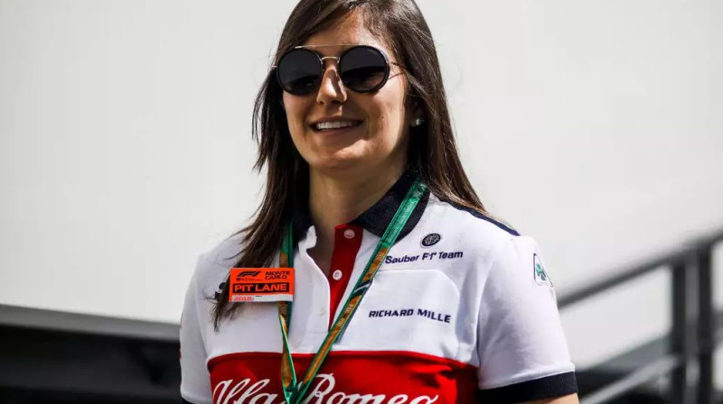 Tatjana Kalderona. Foto: Alfa Romeo Sauber F1 Team