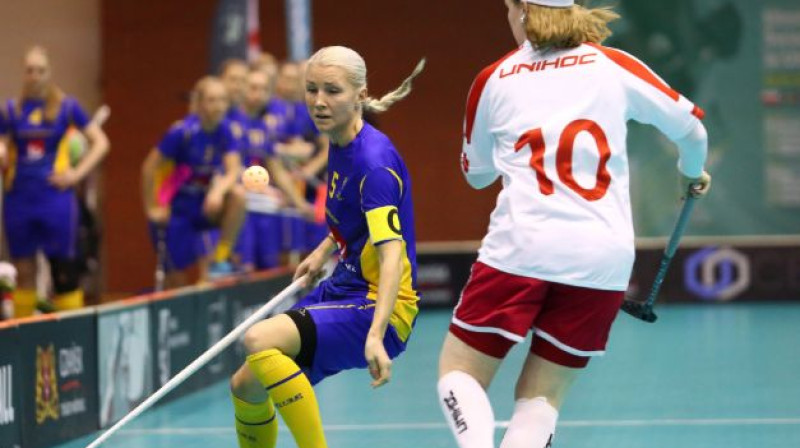 Zviedrijas izlase kvalificējusies pasaules čempionātam
Foto: IFF Floorball