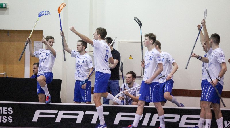 "Lekrings" pēdējā laikā punktus zaudē ļoti reti
Foto: Floorball.lv