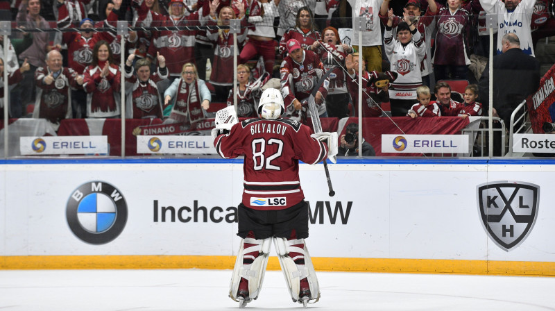 Timurs Biļalovs bijis viens no ''Dinamo'' pēdējo spēļu panākumu stūrakmeņiem. Foto: Romāns Kokšarovs/F64