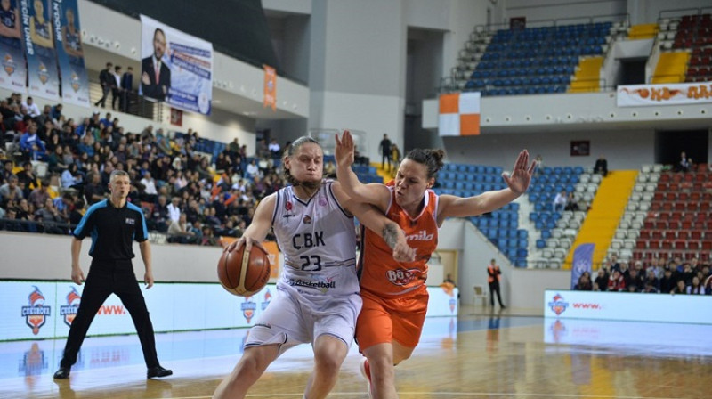 Aļina Jagupova un "Džukurova": izstāšanās no Eiropas kausa. Foto: FIBA