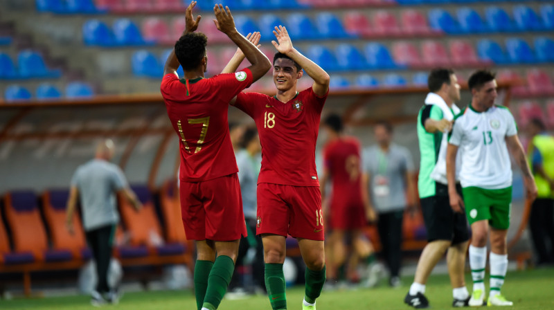 Portugāles U19 izlases futbolisti. Foto: Asatur Yesayants/Sputnik/Scanpix