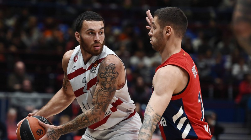 Maiks Džeimss pret Stevanu Joviču. Foto: imago/Gribaudi/ImagePhoto/Scanpix